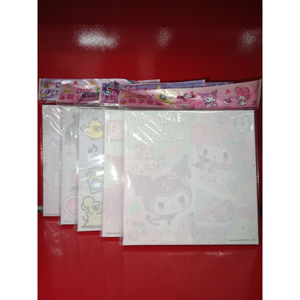 

DIY CANVAS PAINTING KIT 20X20/CANVAS MELUKIS MEWARNAI KARAKTER LUCU