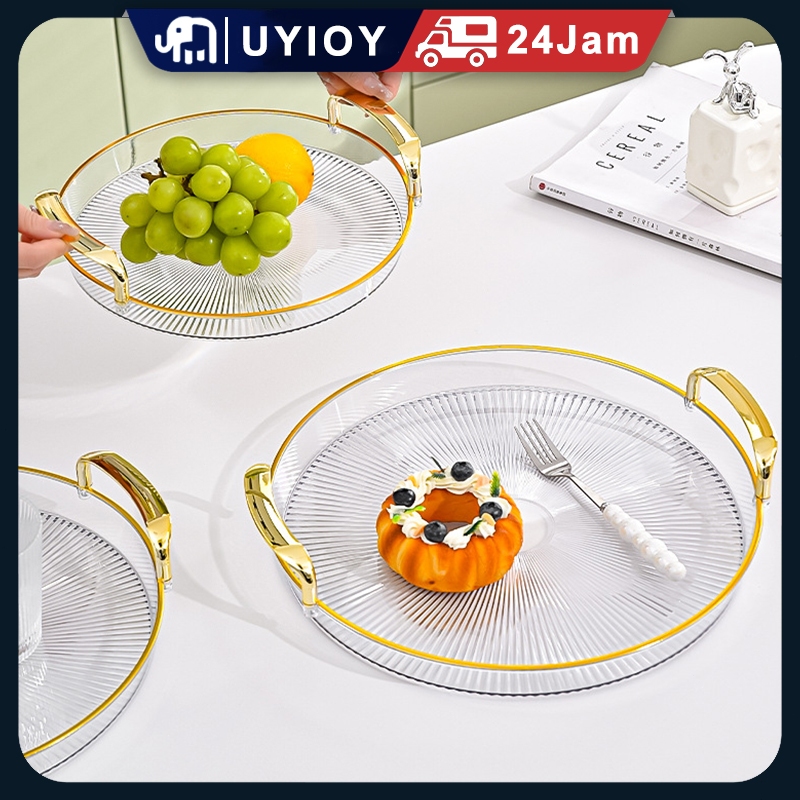 Nampan Set 3pcs/set untuk hiasan meja TudungSaji Nampan Mangkok Aesthetic  Piring Buah Rak Buah Aest