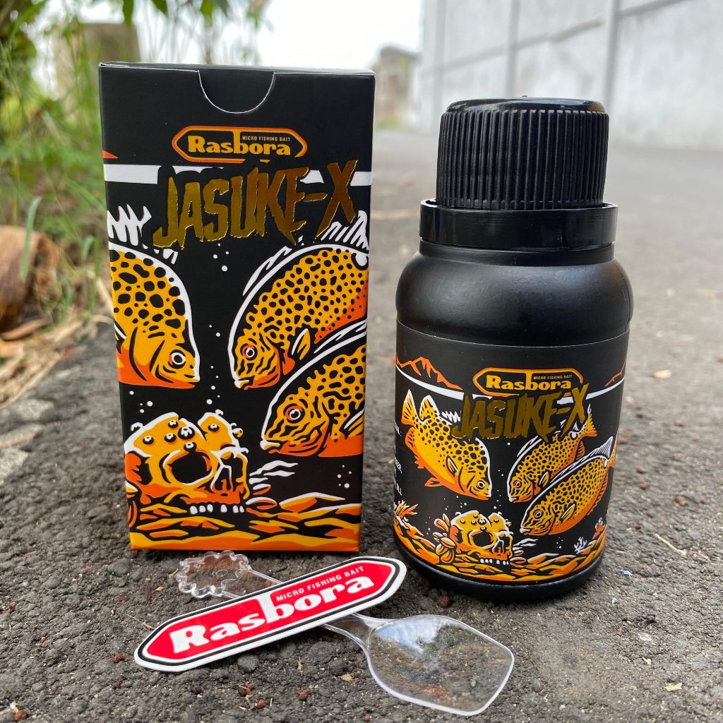 RASBORA JASUKE X Umpan Pancing (AROMA WANGI) 80 GRAM KEMASAN BOTOL Umpan Ikan Baronang wader uceng
