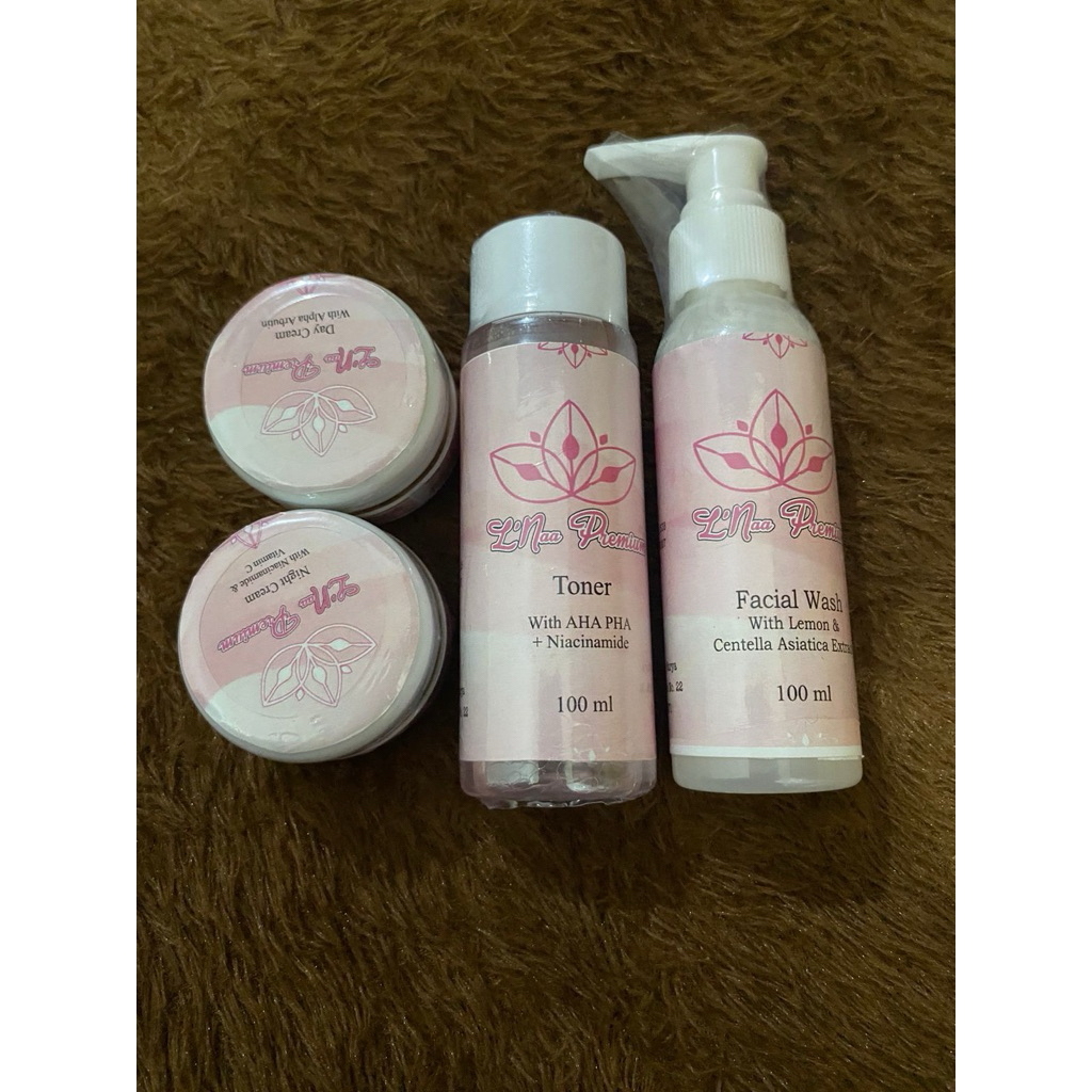 New Kemasan L'naa Skincare Premium / LK Skincare Premium / LK Skincare Glow / Cream Wajah / Aman BPO