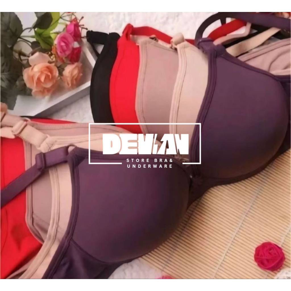 Promo 6 Pcs 3 PCS Bra Sport Tanpa Kawat / BH Wanita Dewasa / Bh Sport Busa Tanpa Kawat