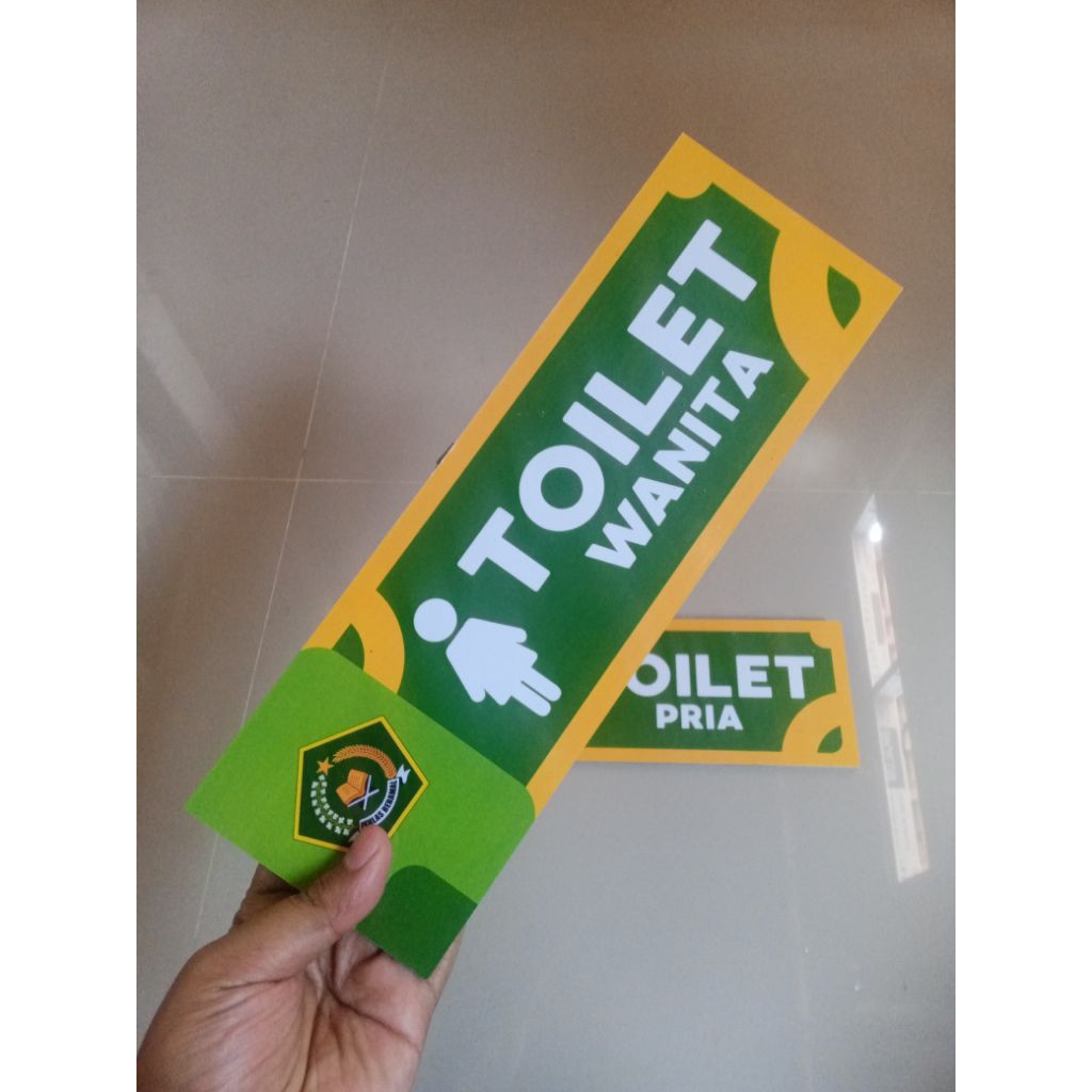 

PAPAN NAMA RUANG MDF 6mm PREMIUM | 30x10cm | FREE DESAIN + GANTUNGAN