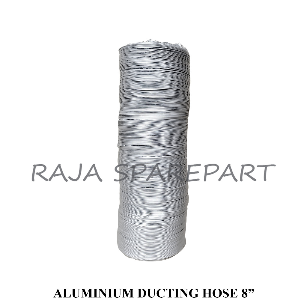 ADH8 PIPA FLEXIBLE DUCTING / FLEXIBLE ALUMINIUM / ALUMINIUM DUCTING HOSE 8"