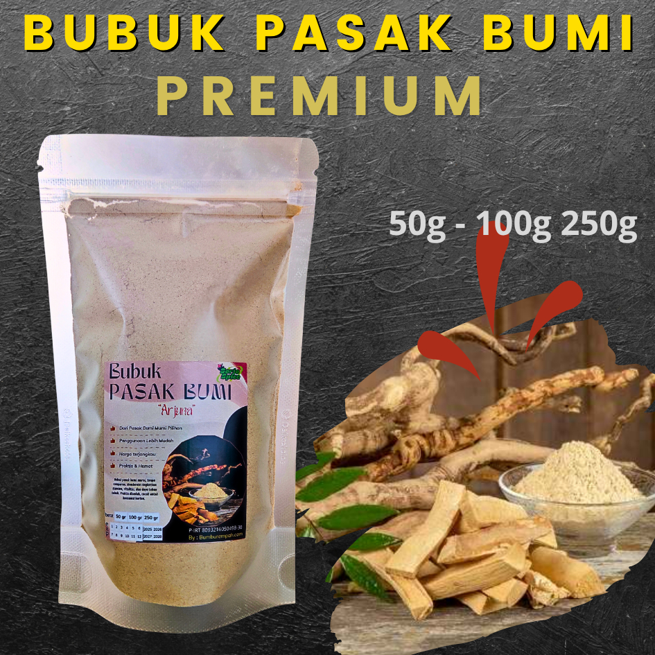 

Bubuk Pasak Bumi Natural Tanpa Bahan Tambahan