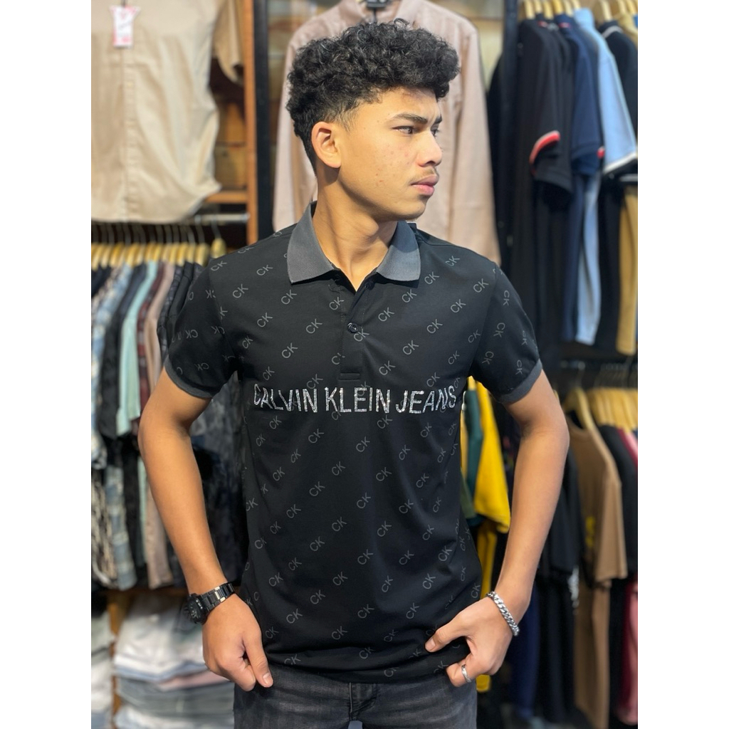 polo mewah-polo pria -polo motif