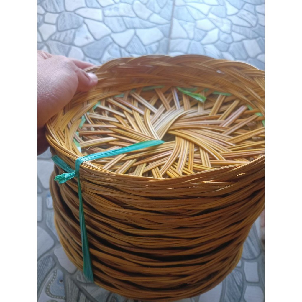Ingka piring makan lidi pernis per pcs // Ingaka Bali // Piring Lidi
