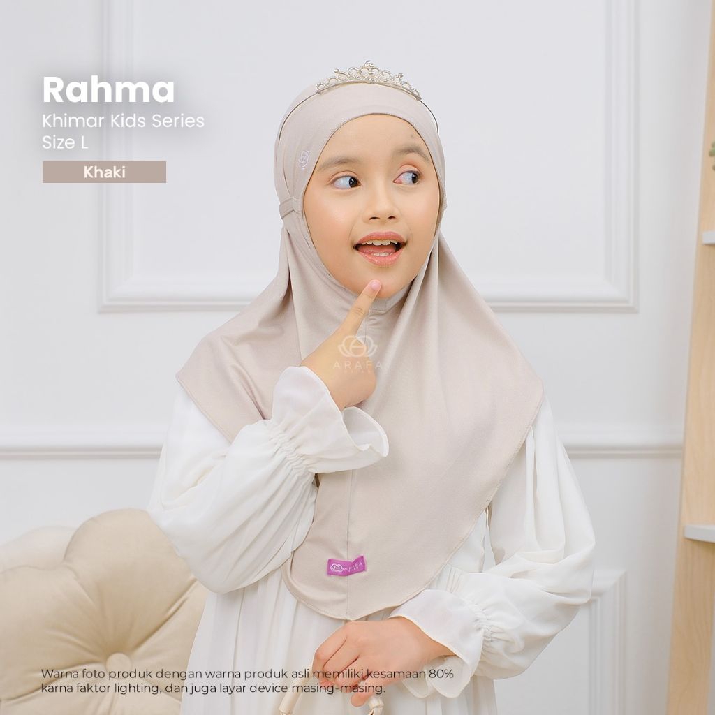 Arafa Hijab - Khimar Rahma | Hijab Anak Perempuan | Kerudung Kaos Premium