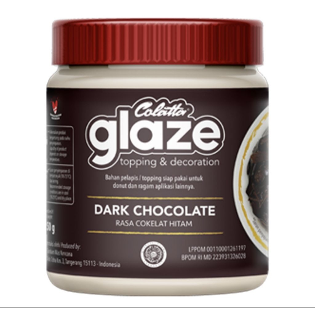 

Colatta Glaze Topping & Decoration Dark Chocolate 250g