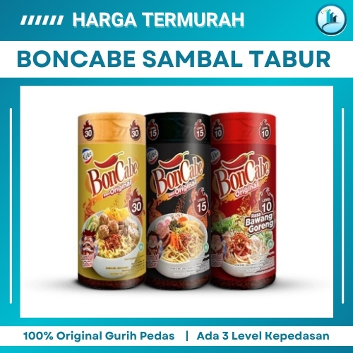 

Bon Cabe Filling Sambal Cabai Bubuk Tabur Boncabe Original Chili Powder Botol Ukuran 25 Gram