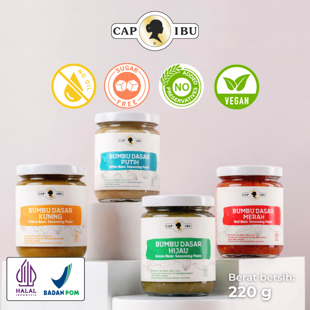 

CAP IBU Combo Bumbu Dasar - Isi 2 x 220 gr