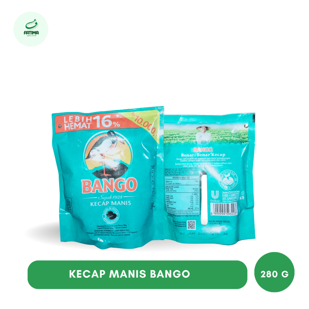 

Bango Kecap Manis 250gram - Authentic Indonesian Sweet Soy Sauce