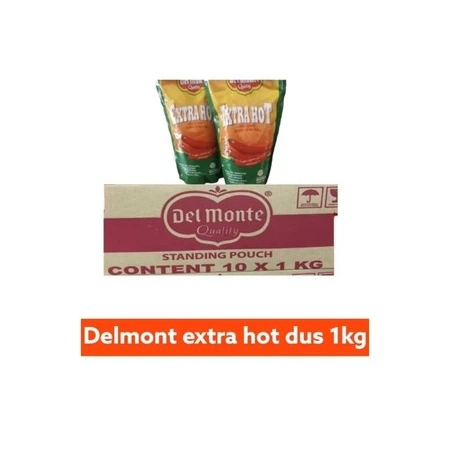 

[ DUS ] SAUS DEL MONTE TOMAT/EXTRA HOT 1 KG ISI 10 PCS / Saus Delmonte 1 DUS