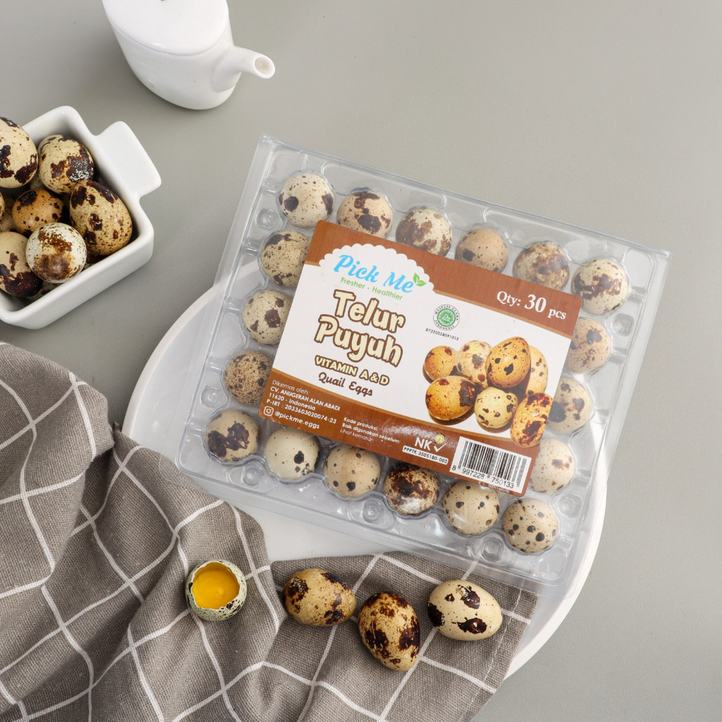 

Telur Puyuh (30 butir) PICK ME