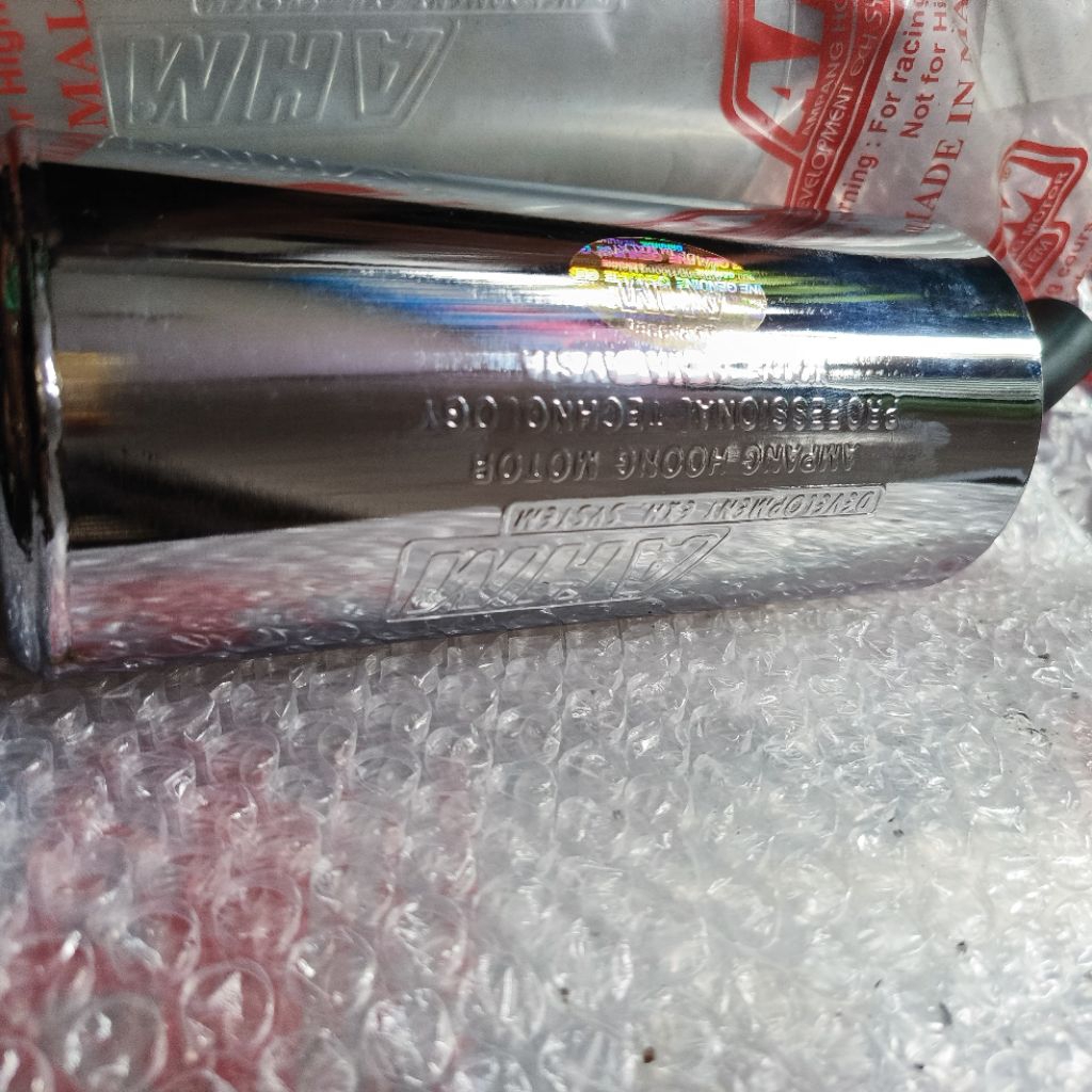 KNALPOT AHM F1ZR FIZR FORCE 1 AMPANG HOONG MOTOR ORIGINAL