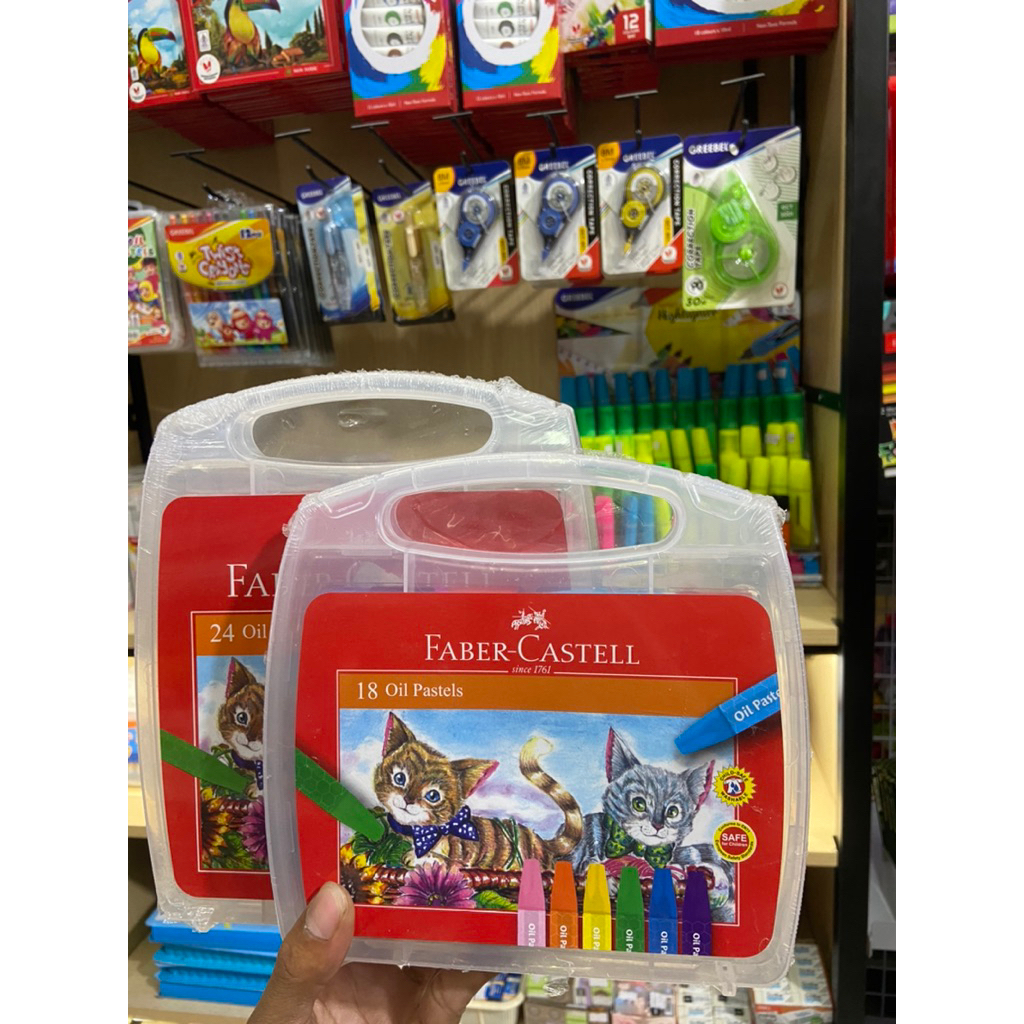 

Faber-Castell Oil Pastels / Crayons – 18 & 24 Warna