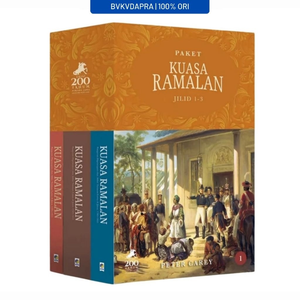 Kuasa Ramalan Jilid 1-3 (Cover 2025) - Peter Carey - KPG