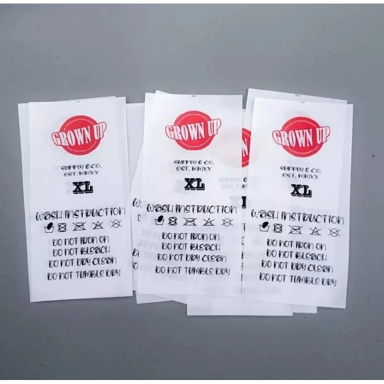 

label satin hitam premium tebal lebar 3,4cm minimal 500pcs