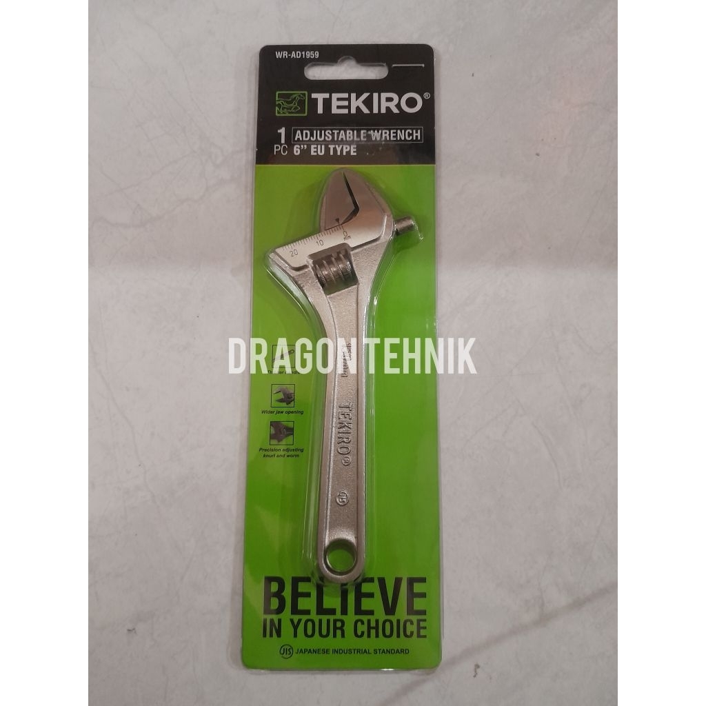 KUNCI INGGRIS TEKIRO 6"