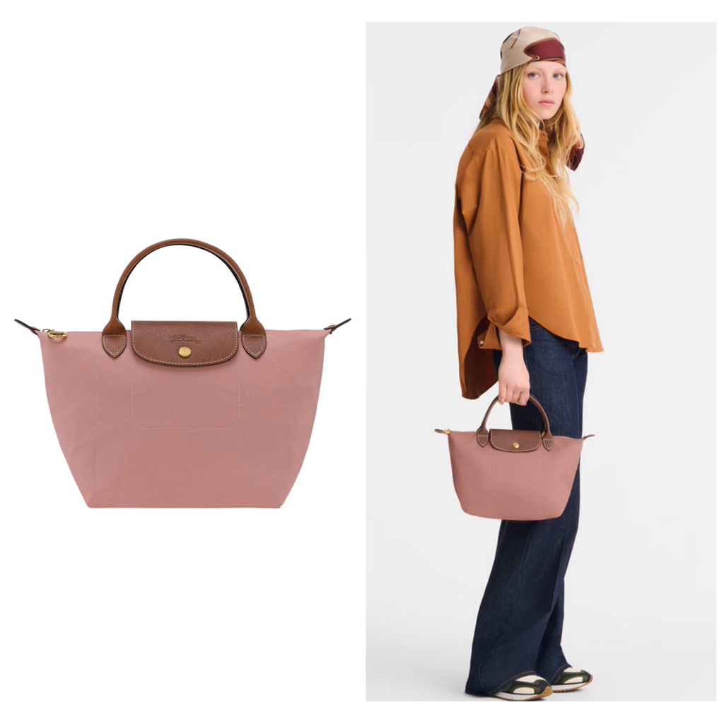 tas wanita handbag s/tas lc lepliage original handbag s pinktea/tas lc original