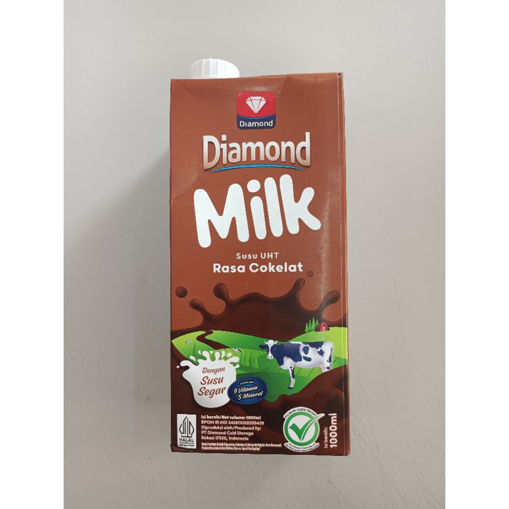 

DIAMOND SUSU UHT RASA COKELAT 1LITER