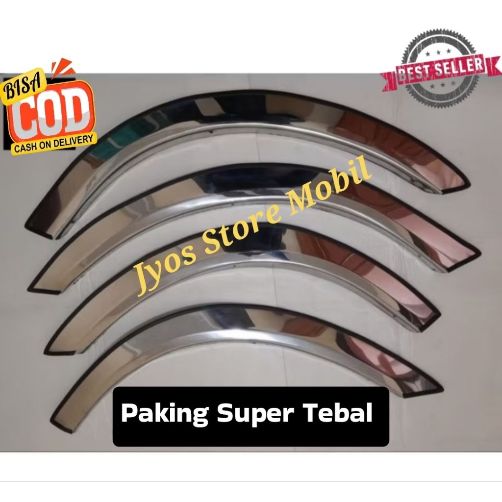 fender / list atas roda stainles mobil AVANZA & XENIA  LAMA /OLD Thn 2004 - 2011