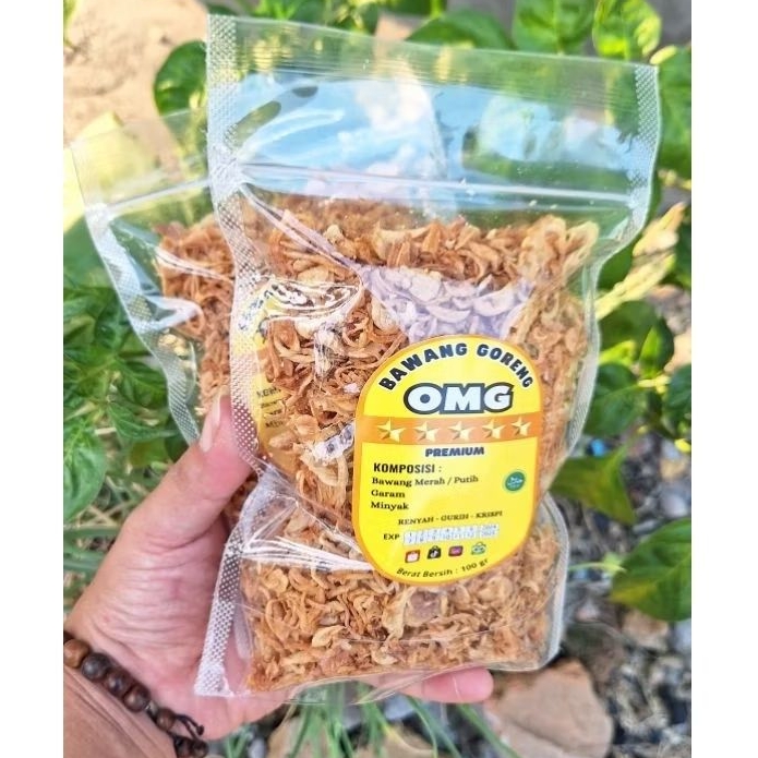 

[paket hemat] 2 Pcs Bawang Merah Goreng Brebes 200 gram | kemasan 100 gram per pouch ( BREBES)