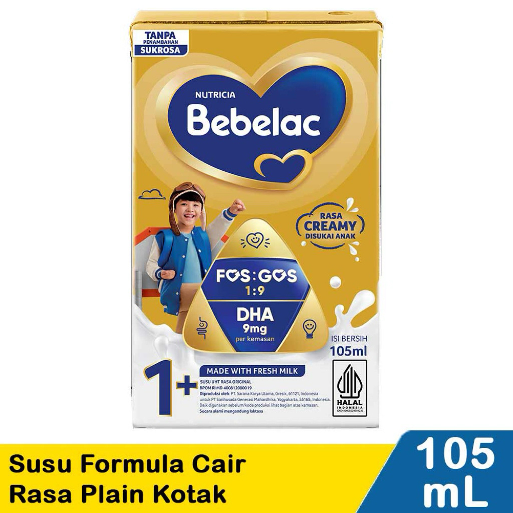 

Bebelac Susu Formula Cair Plain 105ML
