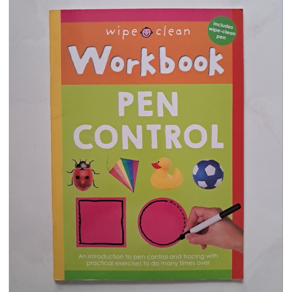 Wipe Clean Workbook - Pen Control terbitan PriddyBooks