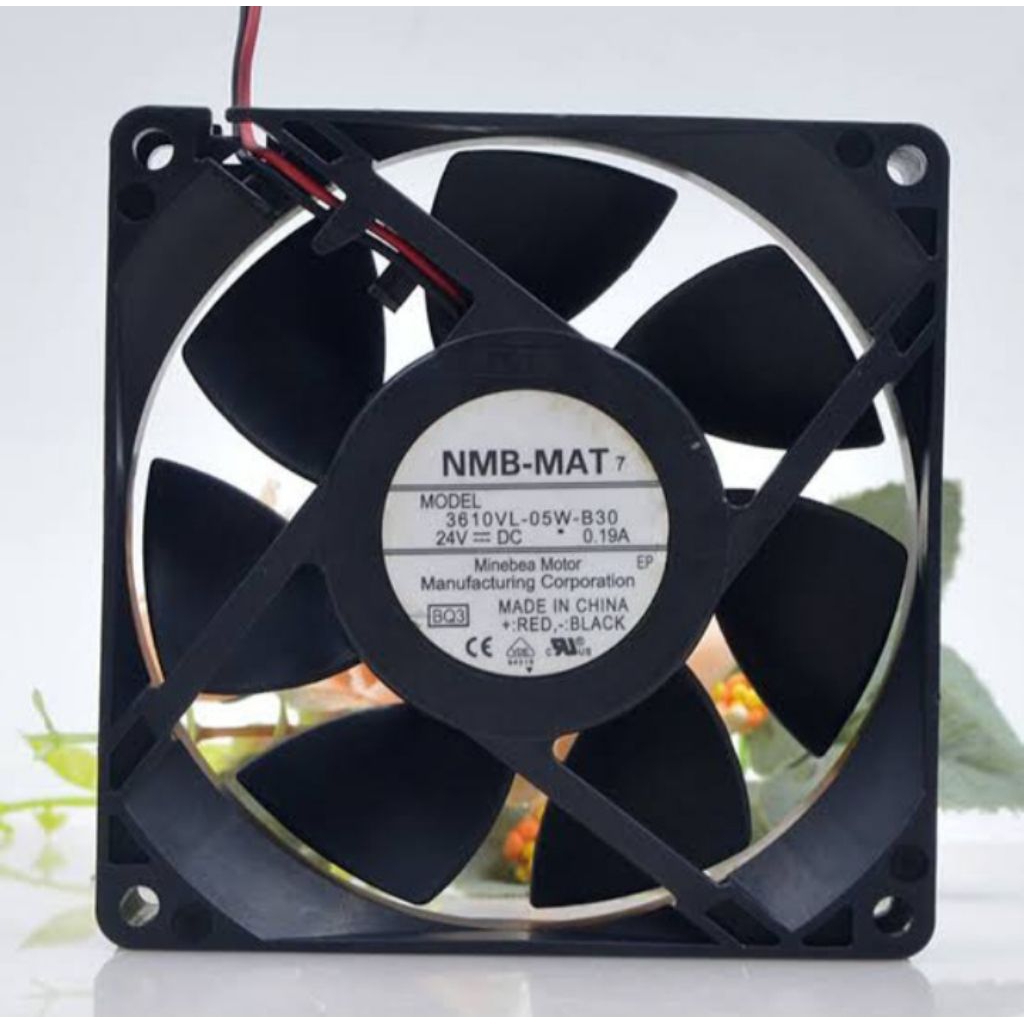 Fan  "NMB-MAT MODEL 3610VL-05W-B30 24V = DC 0.19A ""NMB-MAT"