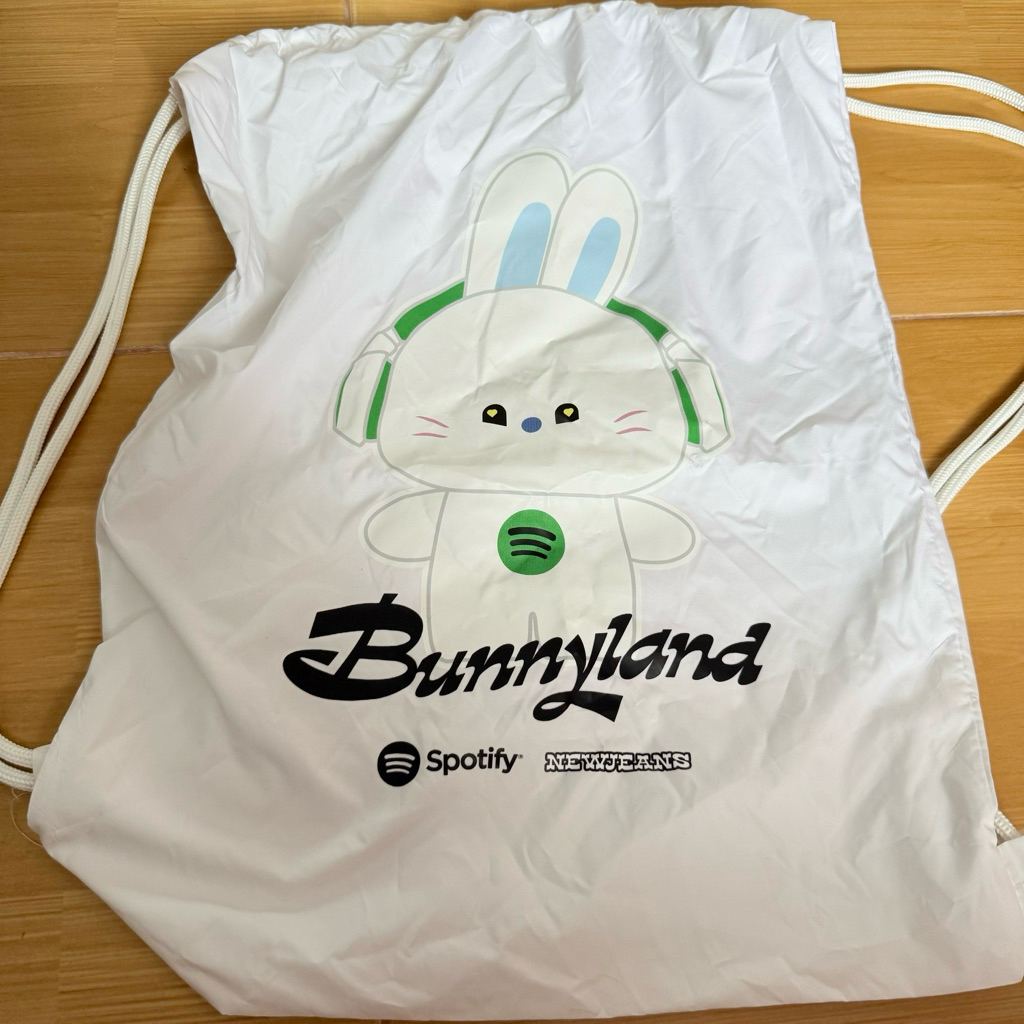 Bunnyland Drawstring Bag NewJeans Spotify