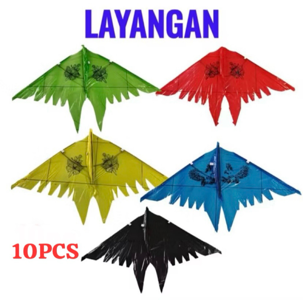 (TERMURAHHH) Layangan plastik inul / layangan lowo / layangan kelelawar