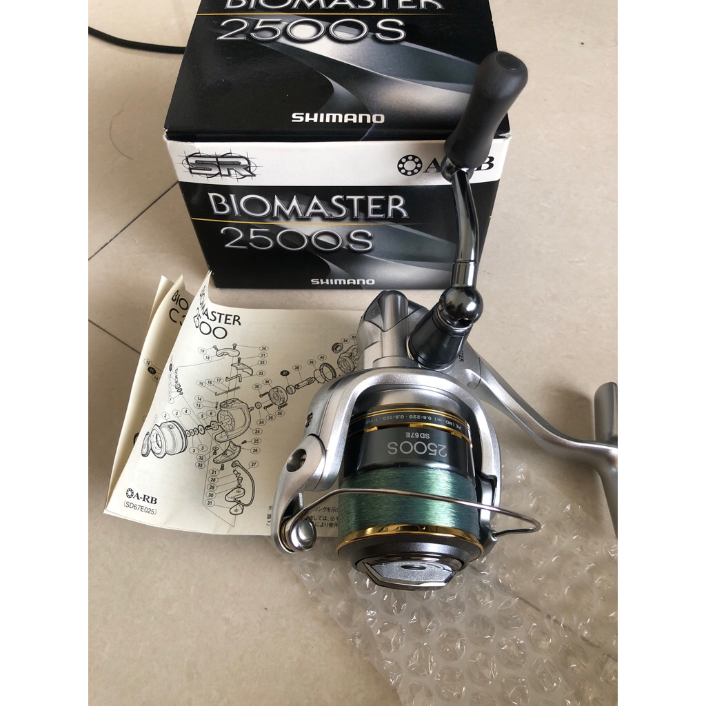 reel spinning shimano biomaster 2500S bekas