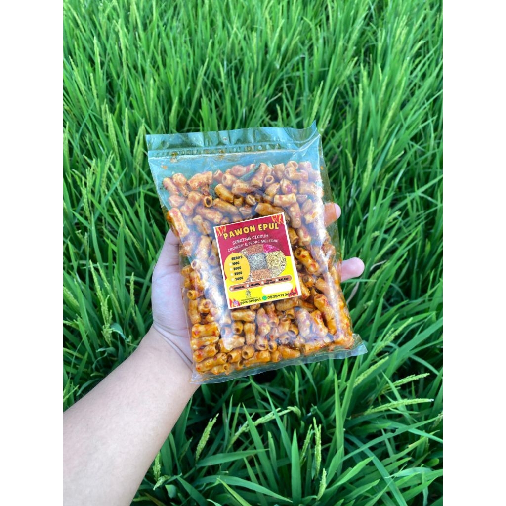 

sebring seblak kering makaroni caramel