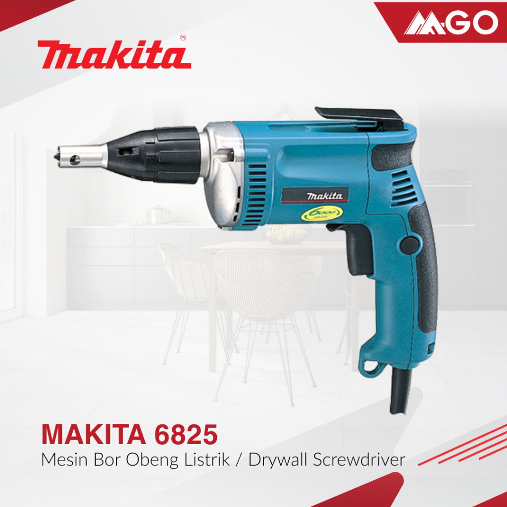 Drywall Screwdriver / Bor Obeng Listrik MAKITA 6825