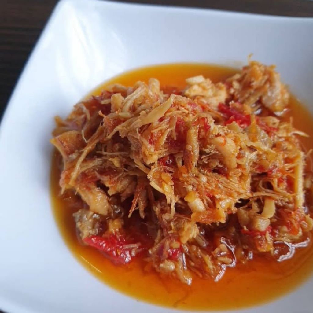 

SAMBAL AYAM SUWIR PEDAS GURIH 150 GRAM