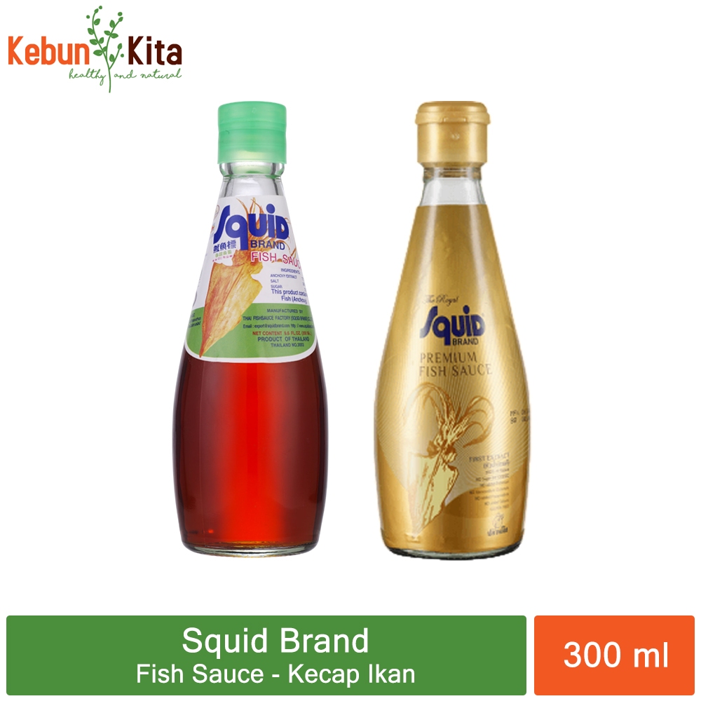 

Squid Brand Fish Sauce 300 ml - Kecap Ikan Tanpa MSG Tanpa Pengawet