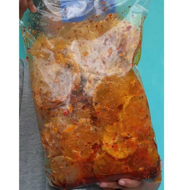 

KRIPIK KACA Elod Kripca Cikruh Pedas Daun Jeruk TERLARIS 500gr Camilan KILOAN Kirca 200gr Box Cemilan VIRAL