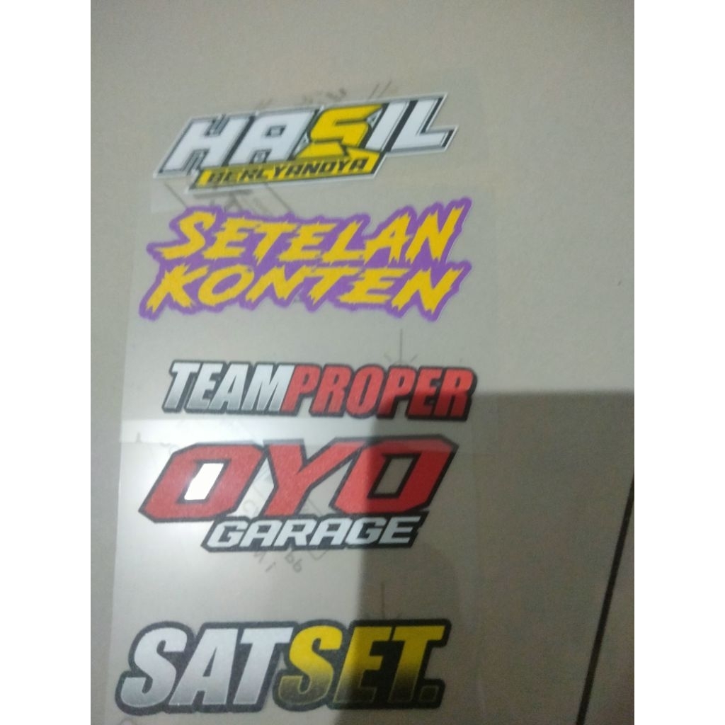 

Sticker transparant brand brand kece
