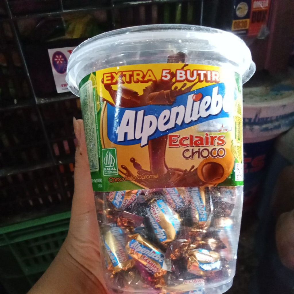 

permen Alpenliebe eclairs choco 360g(100butir)