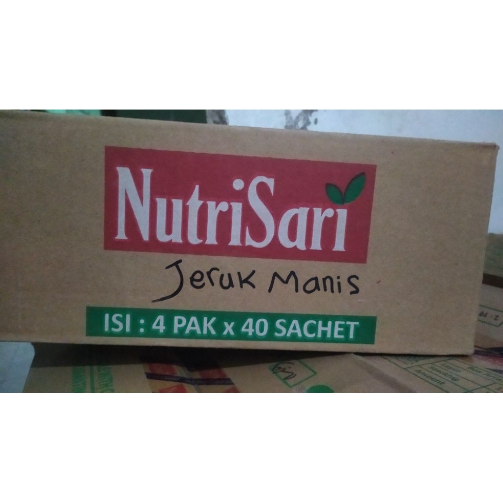 

Nutrisari Jeruk Manis Kartonan 1 Karton isi 16 Renteng