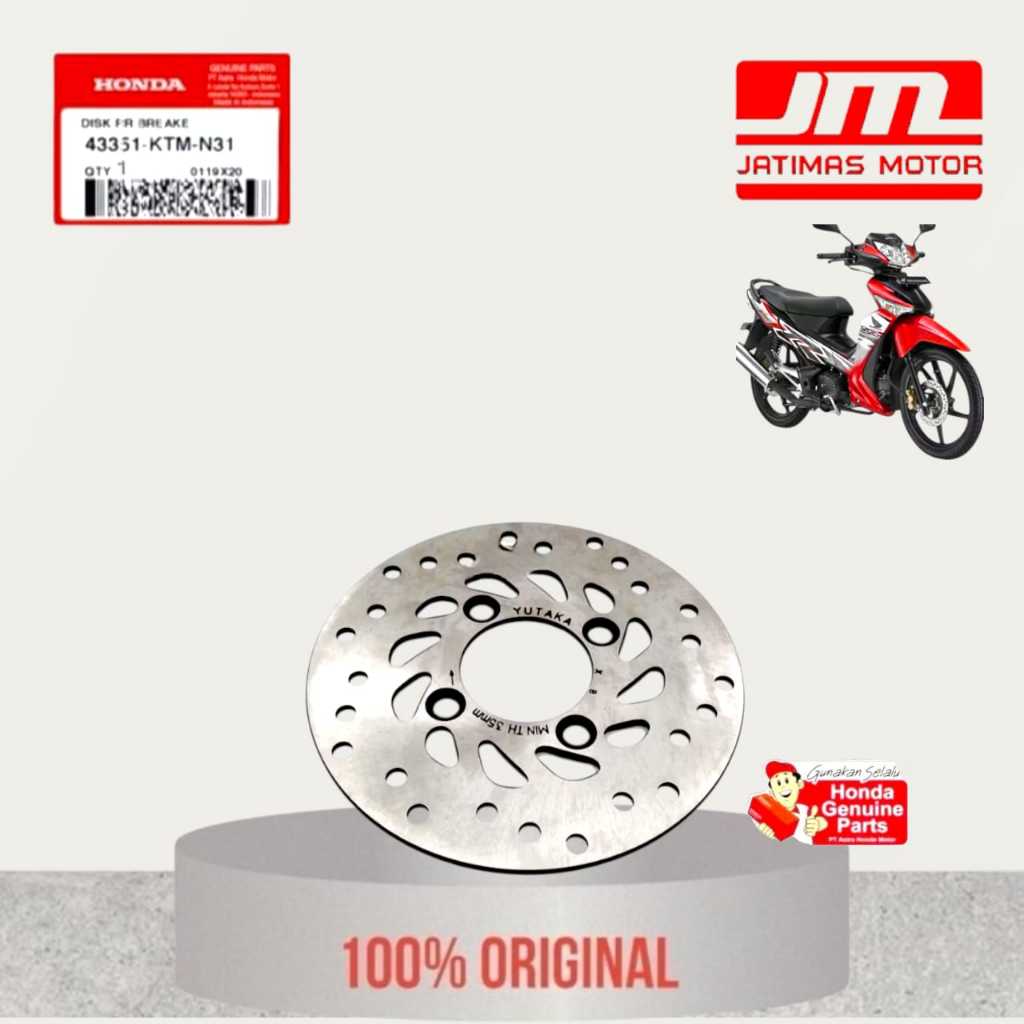 43351-KTM-N31 43351-KTM-N32 Piringan cakram belakang blade 110 karbu supra x 125 batman helm in fi c