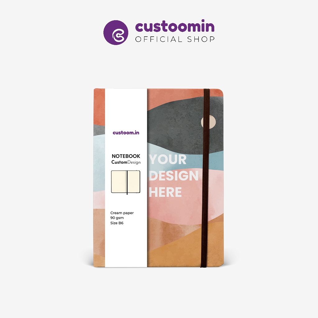 

Notebook Custom Size B6 (17x12,5 cm) #Custom Design | Notebook Journaling | Buku Agenda | Custoom.in