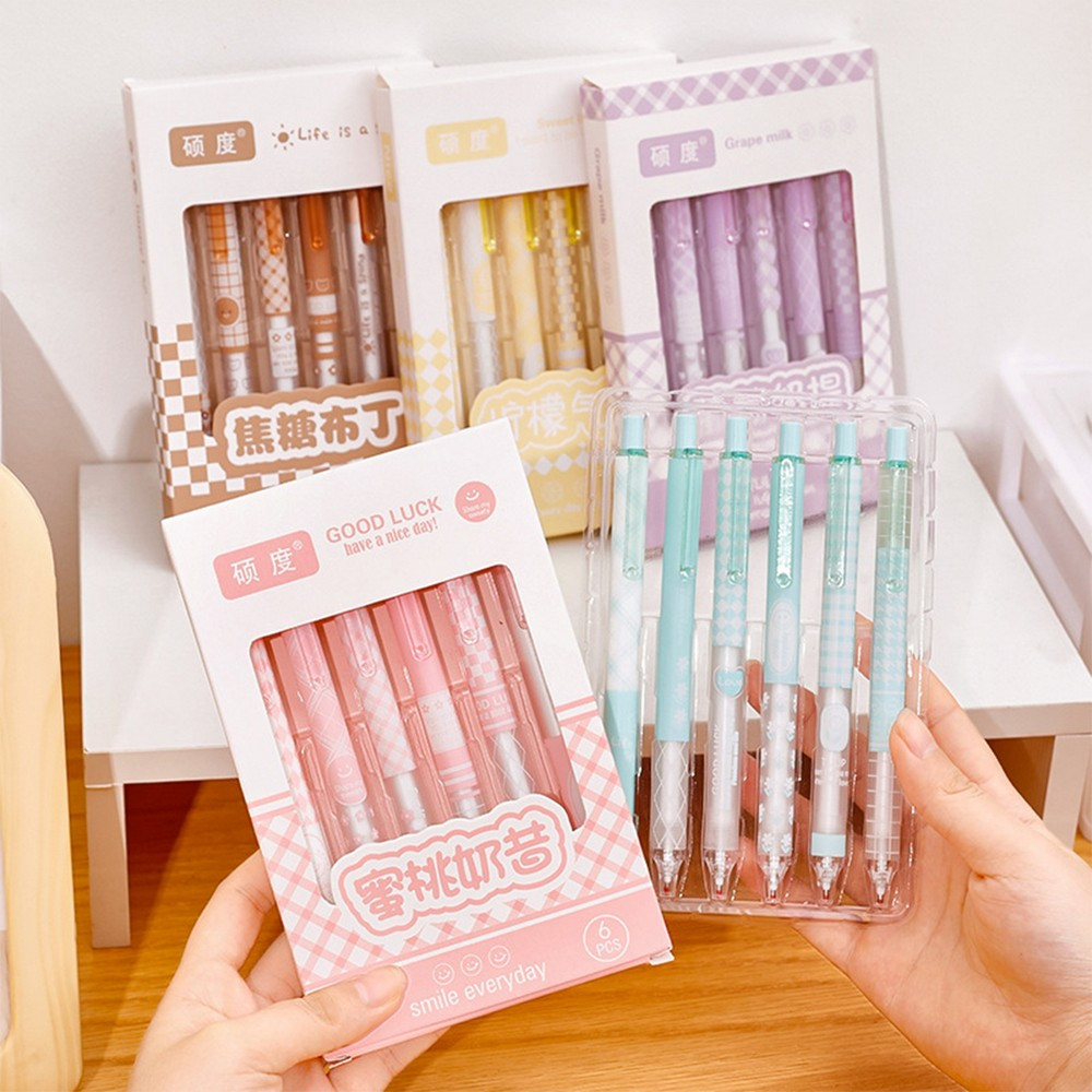 

EC Pulpen ST Set 6IN1 Motif Bunga 0.5MM / Pena Mekanik Alat Tulis Perlengkapan Sekolah / Retractable Pen Karakter Set / Pulpen Cetek Import Stockami A69