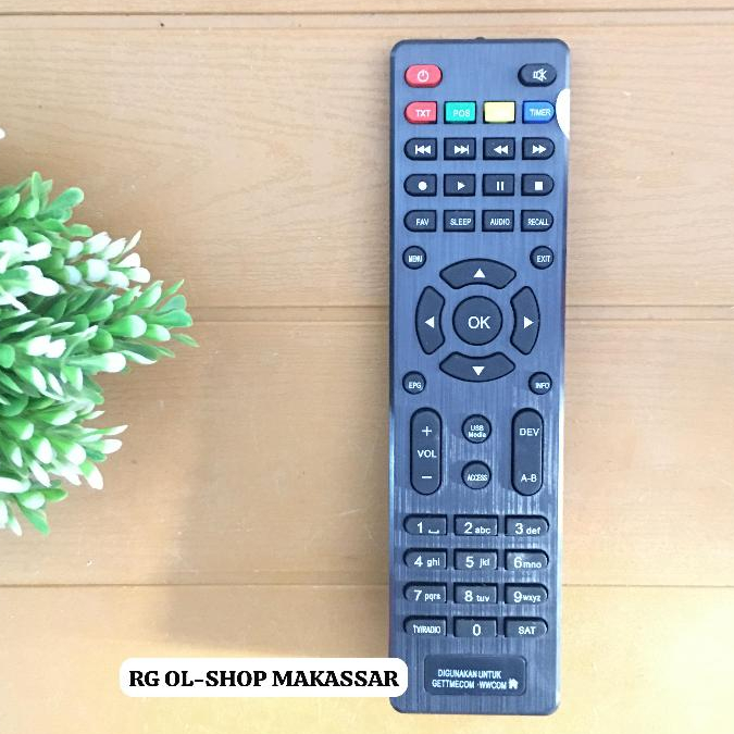 Remot Remote Receiver Parabola Getmecom 009 HD New FTA / New 3G / Z/Azplay / AVS+ / HD5 Robocop
