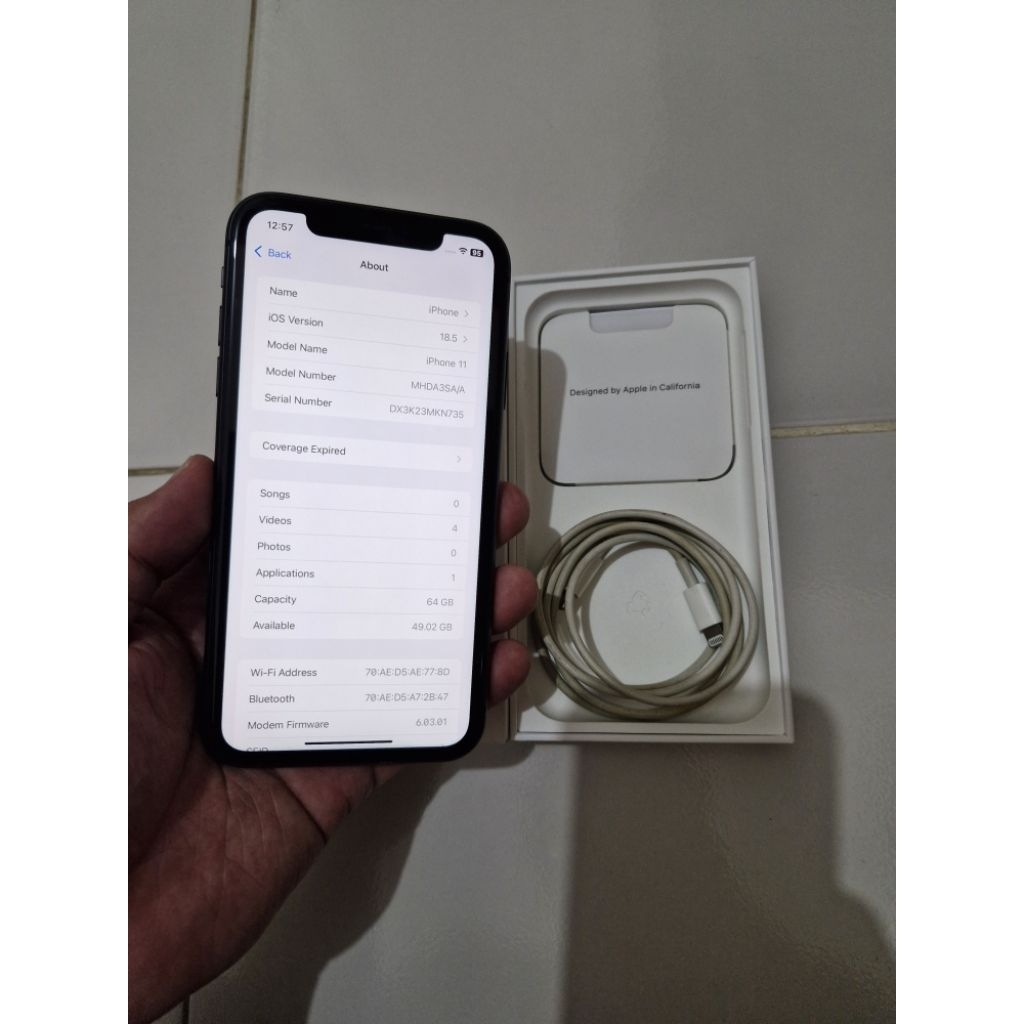 Iphone 11 64GB iBox second original