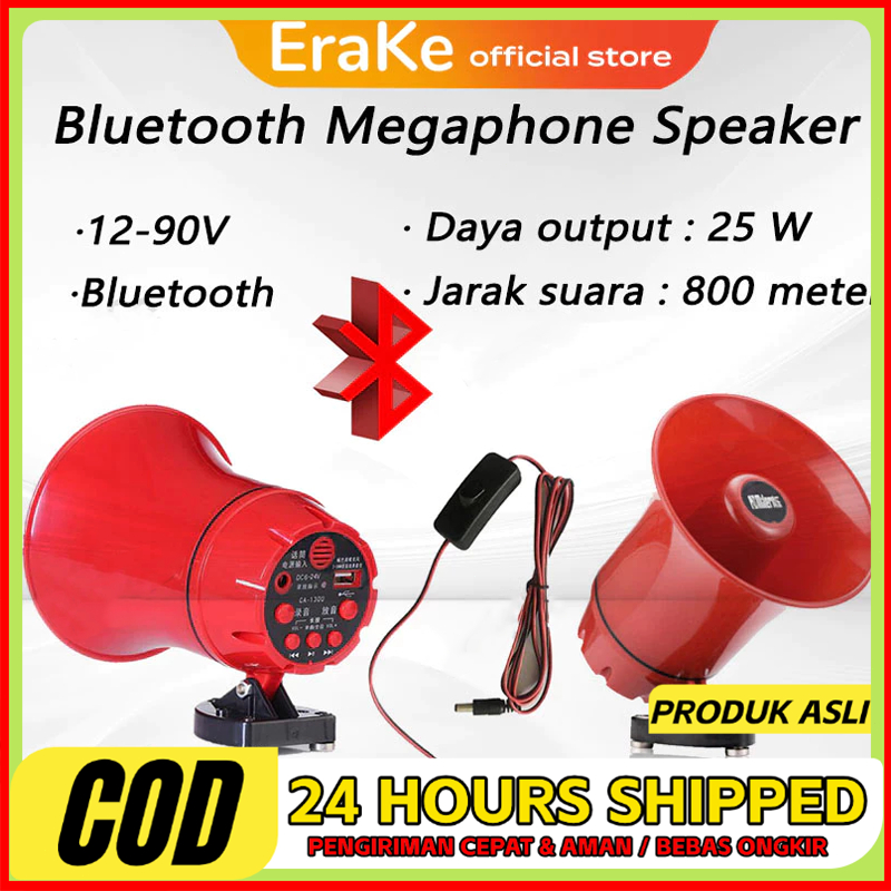 Toa Megaphone Megaphone Speaker Corong Sirine Bisa Rekam Suara Pengeras Suara Bisa Rekam Suara Merk 