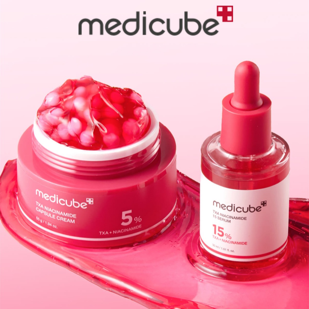 MEDICUBE TXA Niacinamide Capsule Cream / TXA Niacinamide 15% Serum