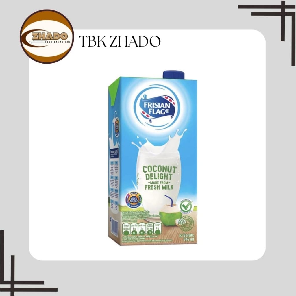 

Frisian flag susu uht coconut delight 946ml