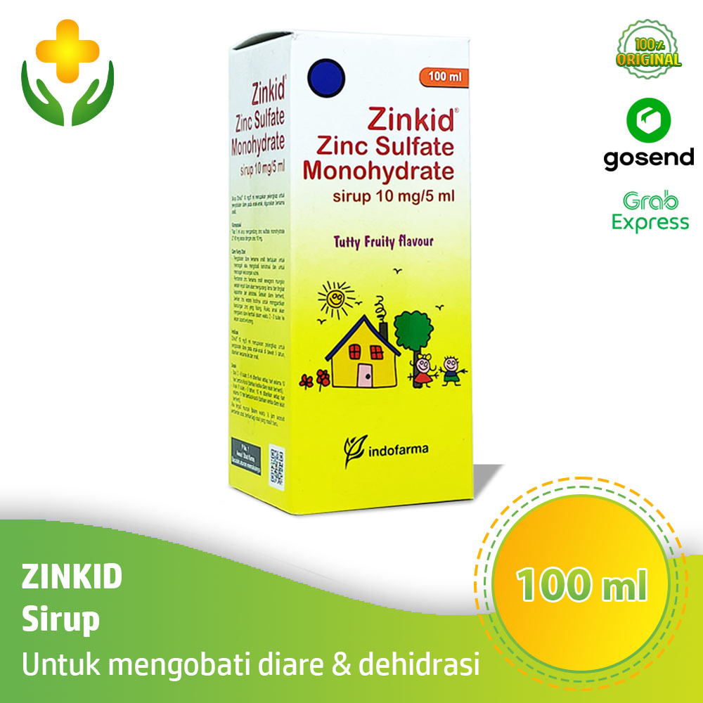 Zinkid Sirup 100 ml - Obat Diare Anak