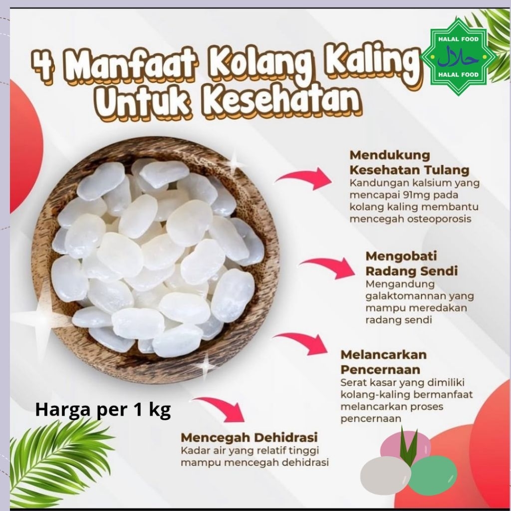 

Kolang Kaling segar 1kg